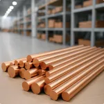 Пруток бронзовый БрАЖН10-4-4 28 мм шестигранный твёрдый прессованный ГОСТ 1628-2019
