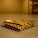 Лист латунный Л90 12,5х900х1500 мм ГОСТ 2208-2007
