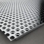 Лист перфорированный нержавеющий 0,4х1000х2000 мм AISI 304 Rv 0,5х1,09