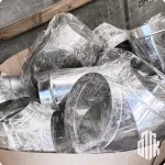 Отвод вентиляционный 30 градусов 200 мм оцинкованный круглый